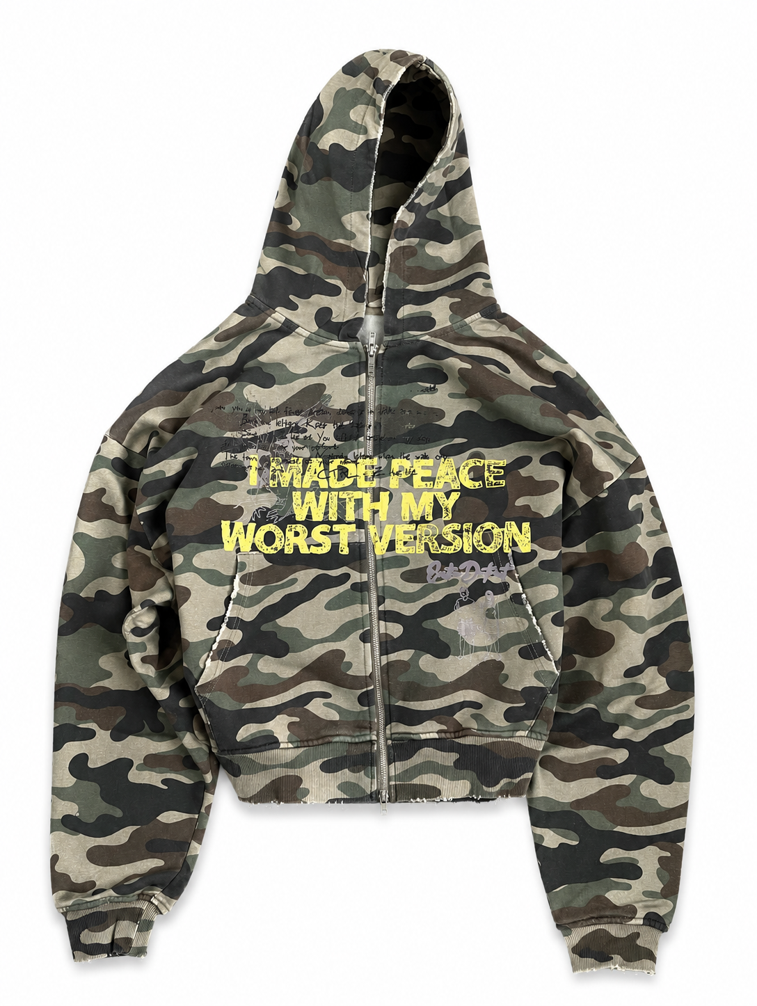 I MADE PEACE “Camoflauge” Zip Up